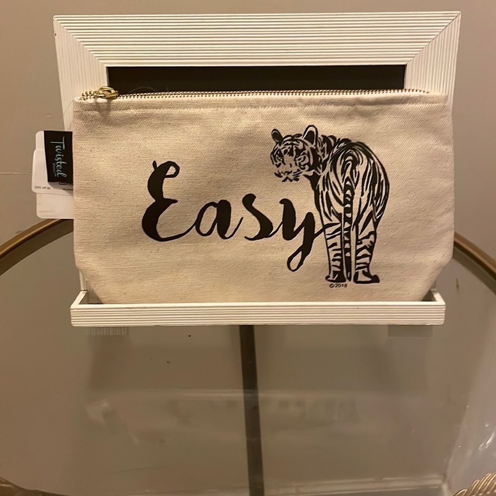 Twisted wares makeup bag